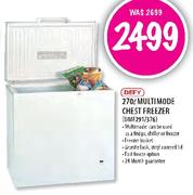 Defy Multimode Chest Freezer-270ltr