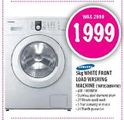 Samsung White Front Load Washing Machine-5kg