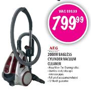 AEG 2000W Bagless Cylinder Vacuum Cleaner