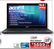 Acer Notebook  (TM5742)