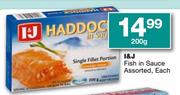 I&J Fish in Sauce Assorted-200g Each