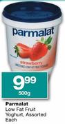 Parmalat Low Fat Fruit Yoghurt Assorted-500g Each