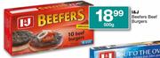 I&J Beefers Beef Burgers-500g