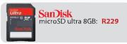 SanDisk MicroSD Ultra-8GB