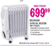 Delonghi 9 Fin Oil Heater (KH-770920)
