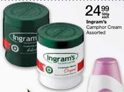 Ingram's Camphor Cream Assorted-500g Each