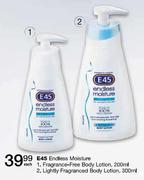 E45 Endless Moisture Lightly Fragranced Body Lotion-300ml