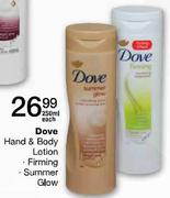 Dove Hand & Body Lotion Firming Summer Glow-250ml