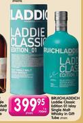 Bruichladdich Laddie Classic Edition 01 Islay Single Malt Whisky In Gift Tube-1 x 750ml 