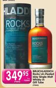 Bruichladdich Rocks Un-Peated Islay Single Malt Whisky In Gift Tube-1 x 750ml