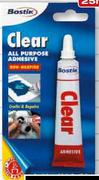 Bostik Clear Veeldoelige Gom -25g