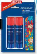 Staedtler Glue Stick Value Pack -2 x 40g
