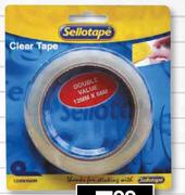 Sellotape Clear Tape -12mm x 66m