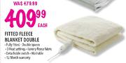 Fitted Fleece Blanket Double