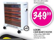 Logik 4 Bar Quartz Heater