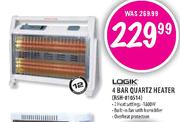 Logik 4 Bar Quartz Heater (RSH-010514)