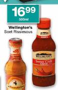 Wellington's Soet Rissiesous-500ml