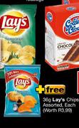 Lay's Chips Assorted-125g Each + Free Lay's Chips-36g