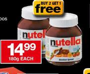 Nutella Hazeinut Spread-180g Each