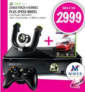 XBOX 360 250GB Forza 4 Bundle Plus Speed Wheel