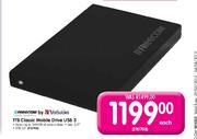 Verbatim 1TB Classic Mobile Drive USB 3