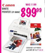Canon White Printer (CP-800W)