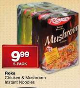 Roka Chicken & Mushroom Instant Noodles-5-Pack