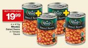 Rhodes Baked Beans in Tomato Sauce-4 x 410gm