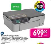 HP 3-in-1 Colour Inkjet Printer(D3070)