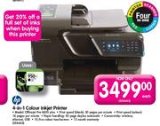 HP 4-in-1 Colour Inkjet Printer(Officejet Pro 8600 plus)