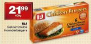 I&J Gekrummelde Hoenderburgers-400g