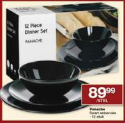 Panache Swart Eetservies-12 Stuk 