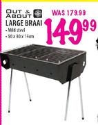 Out & About Large Braai-60 x 30 x 14cm