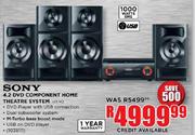 Sony 4.2 DVD Component Home Theatre system