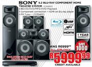 Sony Blu-Ray Component Home Theatre System