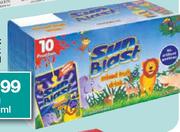 Sun Blast Fruit Drink Assorted-10x200ml