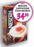 Nescafe Cappuccino stick Packets-10's