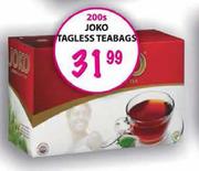 Joko Tagless Tea Bags-200's