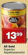 All Gold Superfyn Appelkooskonfyt-900g