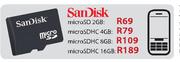 Sandisk MicroSD-2GB
