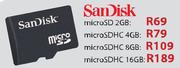 SanDisk microSDHC-4GB