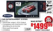 Jensen Car Entertainment System