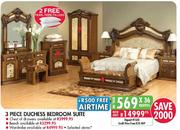 3 Piece Duchess Bedroom Suite