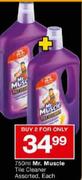 Mr. Muscle Tile Cleaner-2 x 750ml
