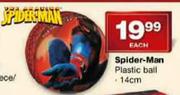 Spider-Man Plastic Ball-14cm