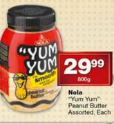 Nola Yum Yum Peanut Butter-800g