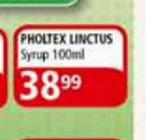 Pholtex Linctus Syrup-100ml