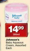 Johnson's Baby Aqueous Cream, Assorted Each-350ml