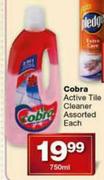 Cobra Active Tile Cleaner Assorted Each-750ml