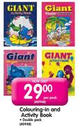 Colouring-In And Activity Book-Double Pack